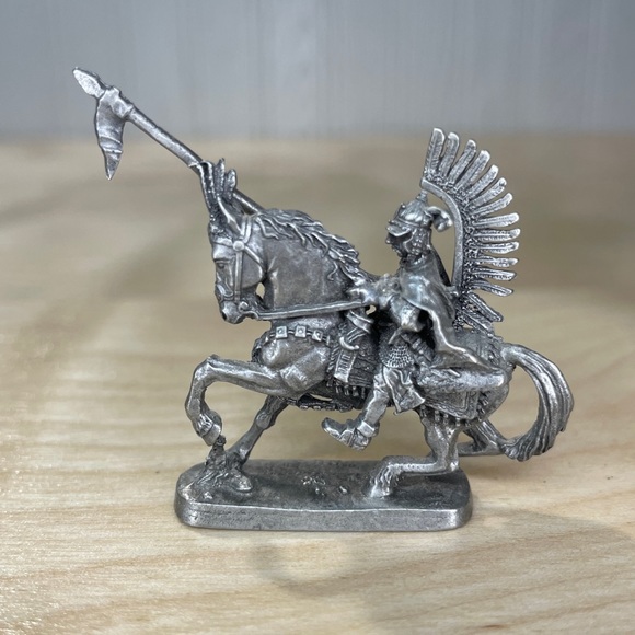 Vintage Ral Partha Pewter Mounted Lance Knight PP 660 - Picture 5 of 9